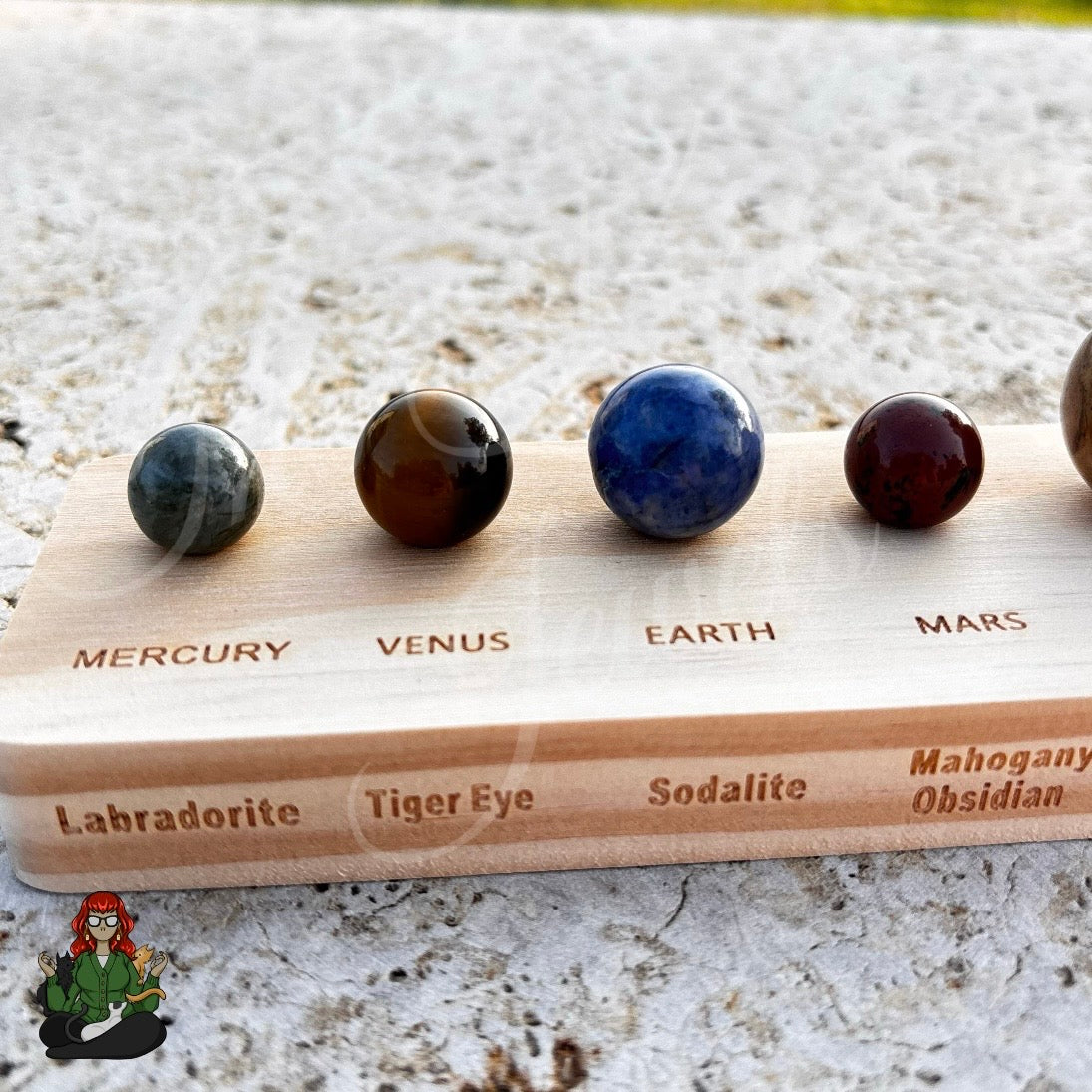 Natural Crystal Solar System Set!