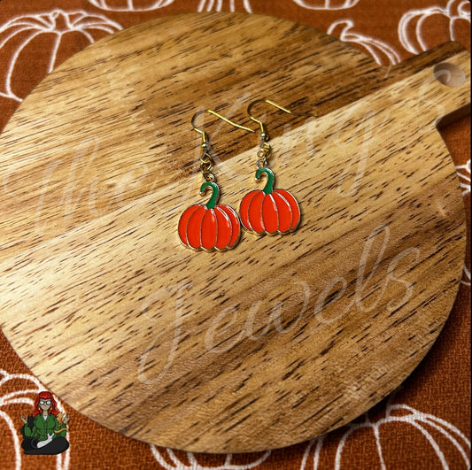 LeonaRea - Pumpkin Earrings!