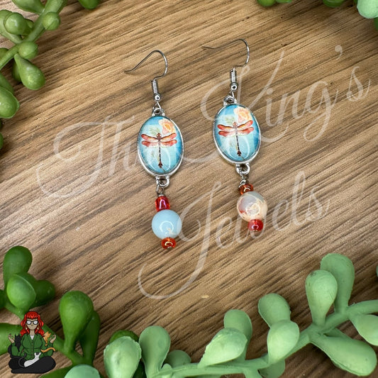 Dragonfly & Beaded Earrings!