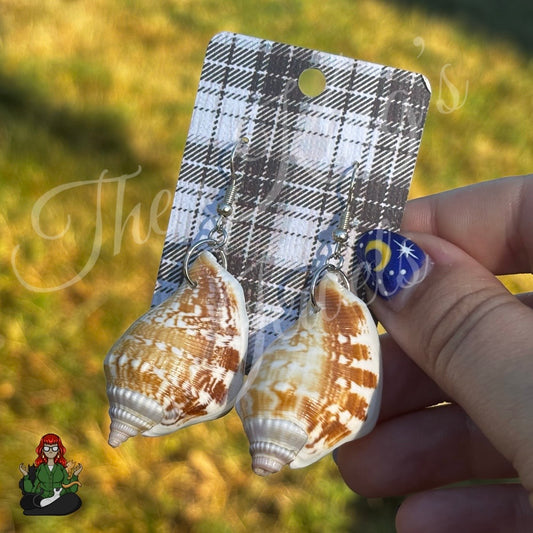 Natural Seashell Earrings!