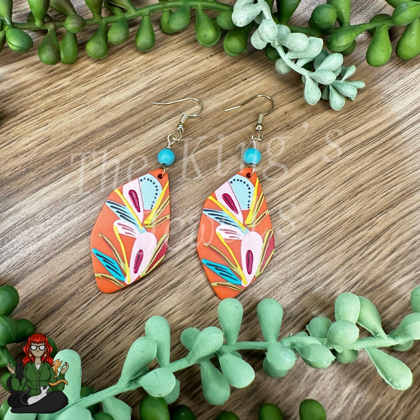 Katie - Colorful Acrylic Earrings!