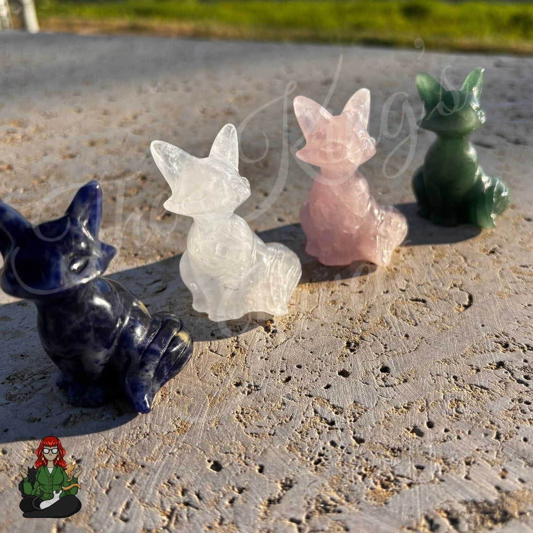Fox Crystal Carvings!