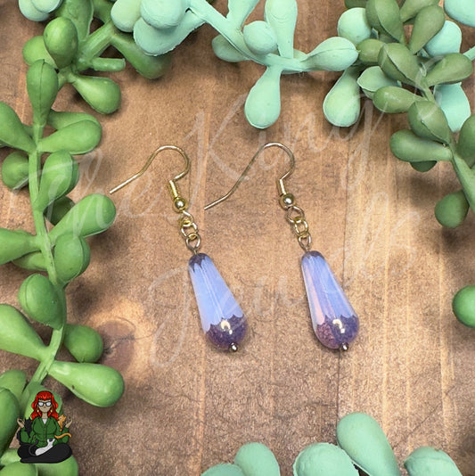 Shirley - Lavender Bead Earrings!