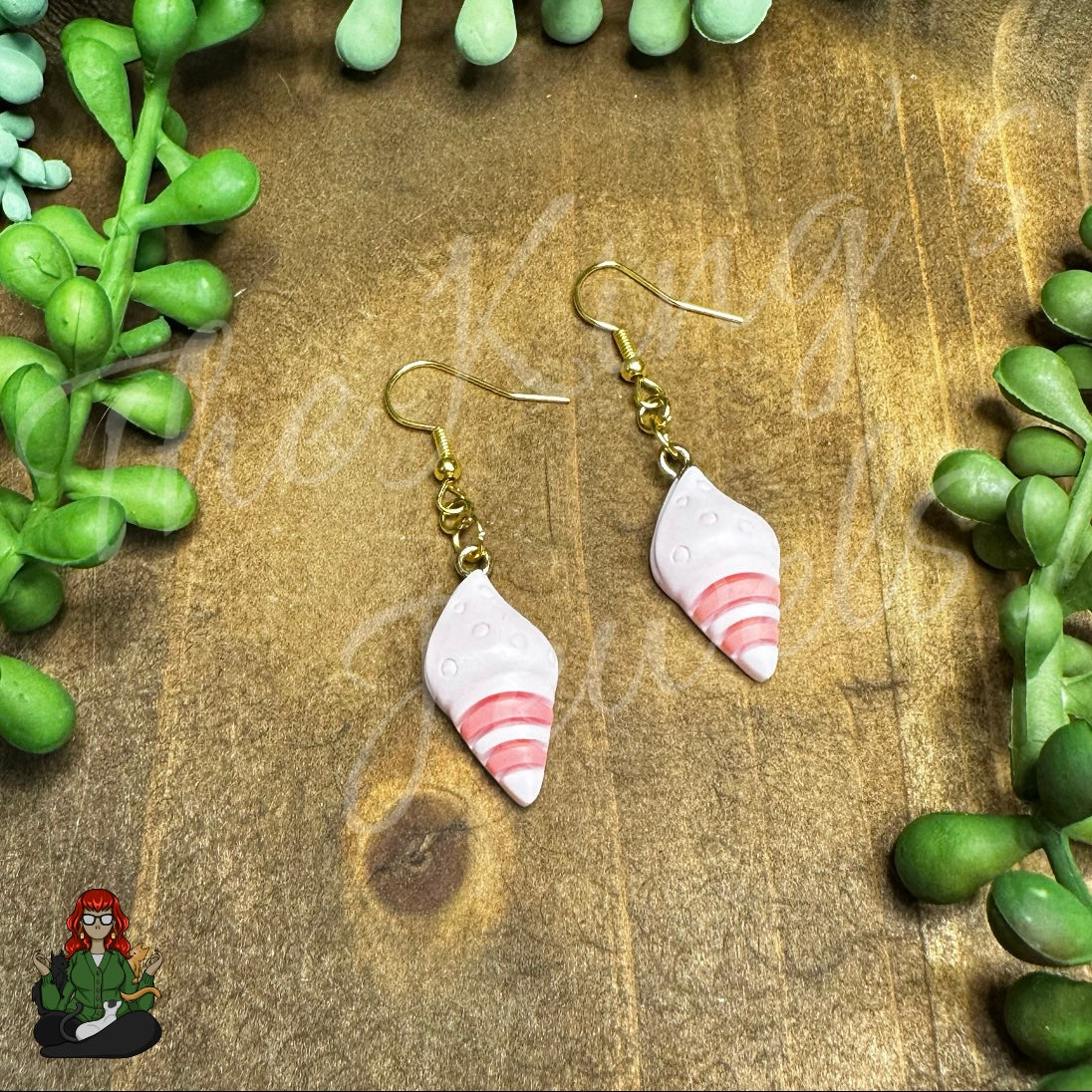 LeonaRae - Kids Lightweight Pink Seashell Earrings!