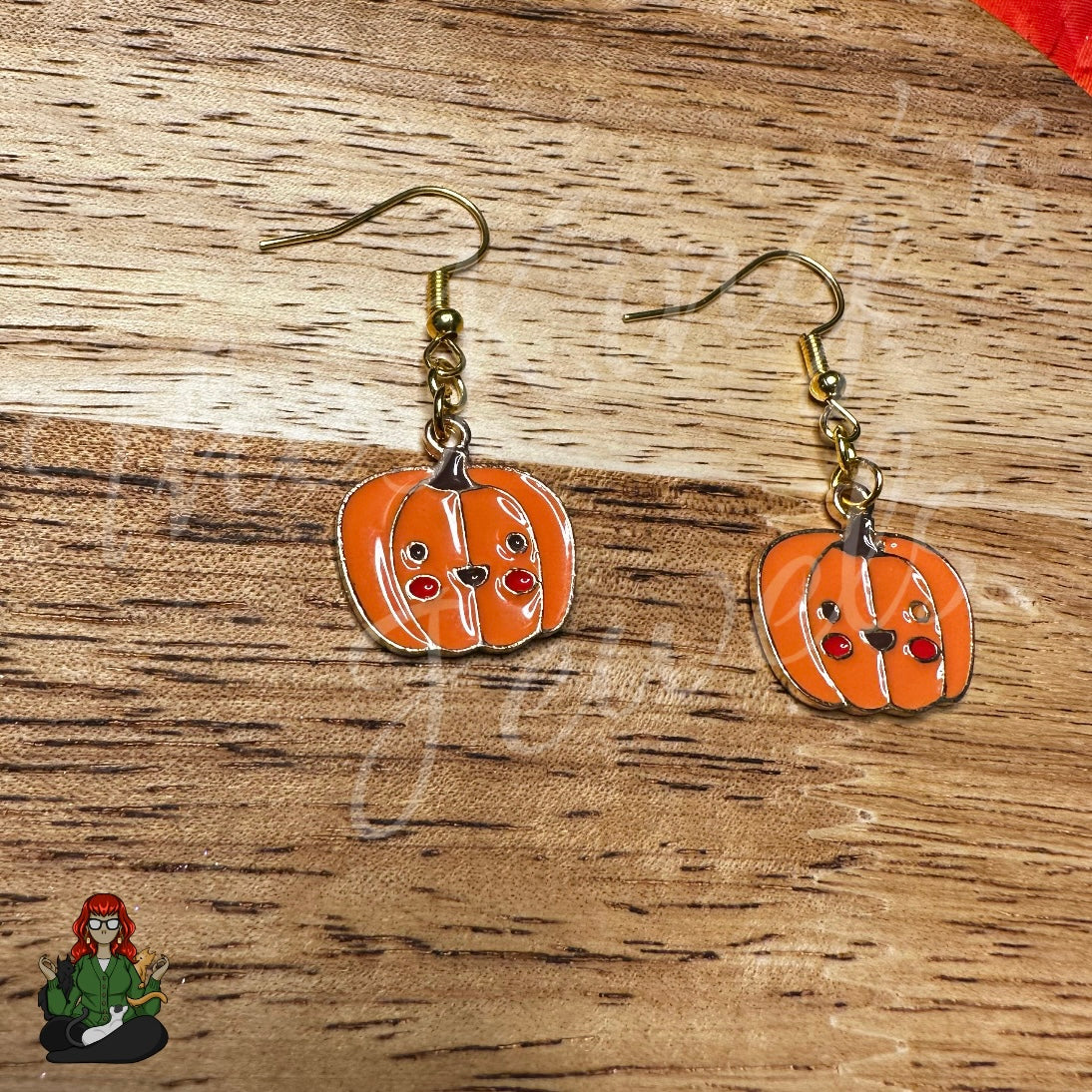 LeonaRae - Cheeky Pumpkin Earrings!