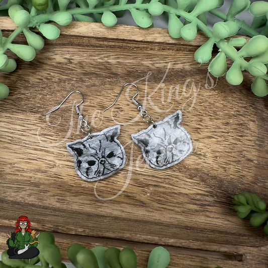 LeonaRae - Grumpy Cat Earrings!