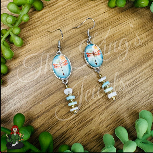 Dragonfly & Beaded Earrings!