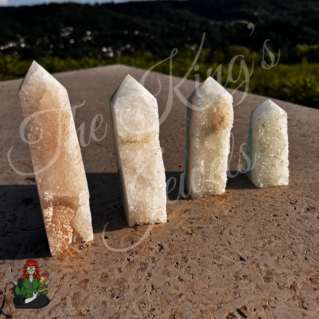 Druzy Sugar Fluorite Towers