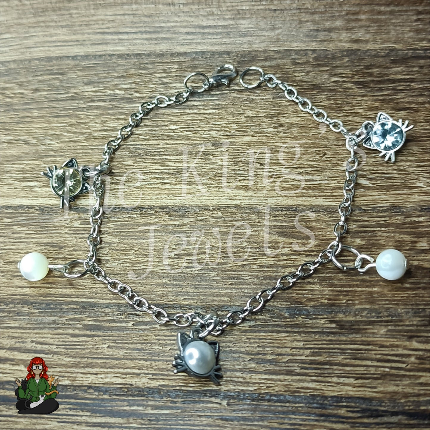 Rhiannon - Cat Charm Bracelet!