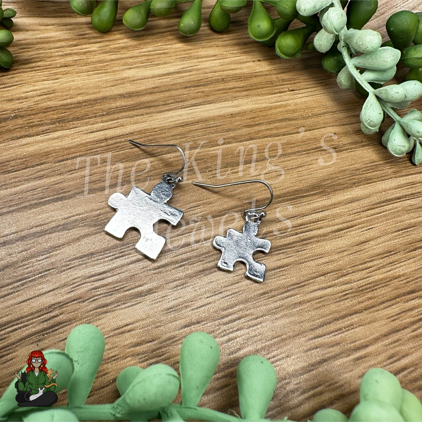 LeonaRae - Mismatch Puzzle Piece Earrings!