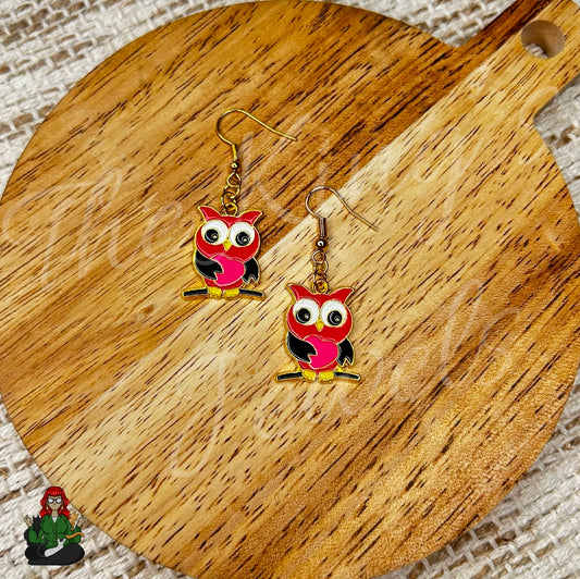 LeonaRae - Heart for a Hoot Earrings!