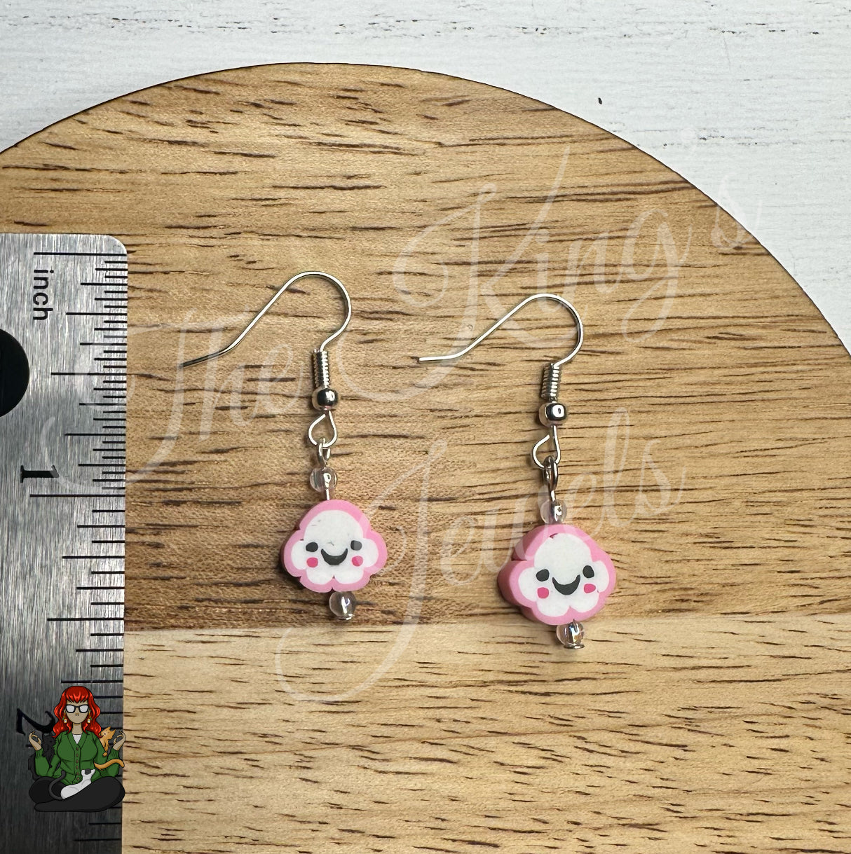 Shirley - Pink Cloud Earrings!