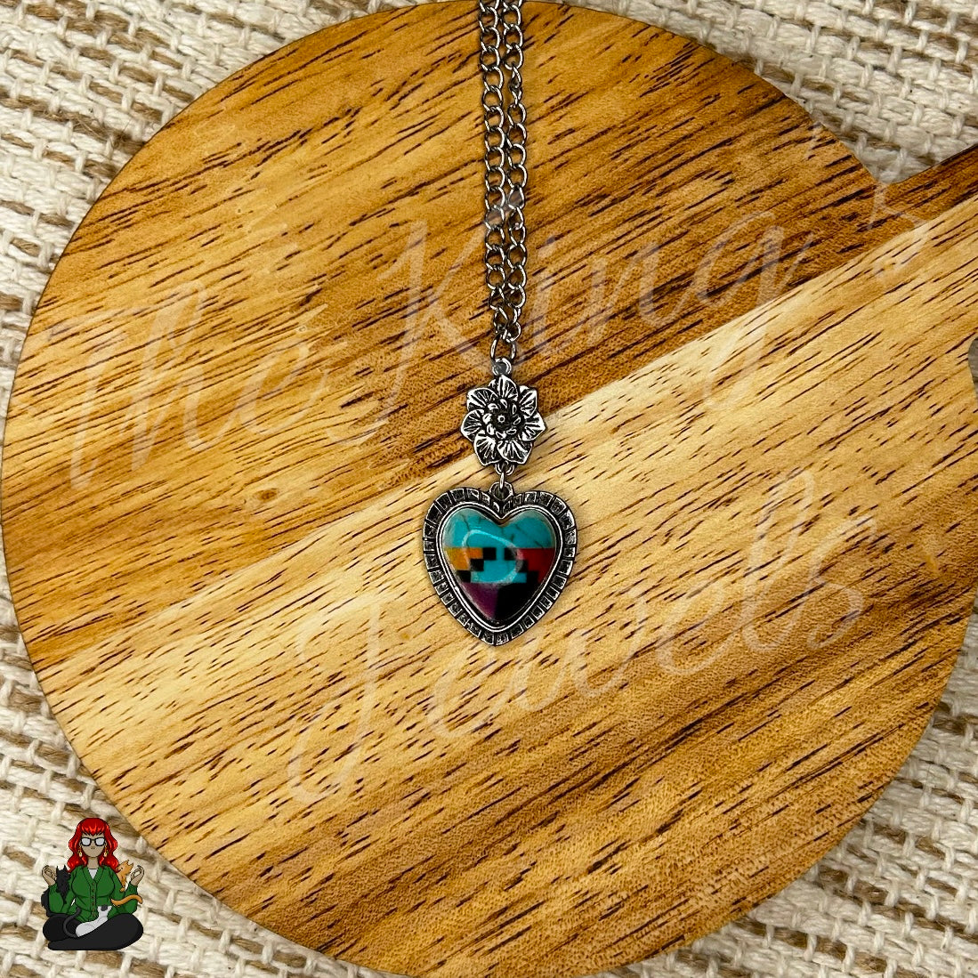 Ella - Aztec Heart Necklace!