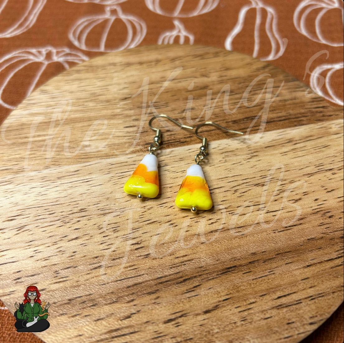 LeonaRea - Candy Corn Earrings!