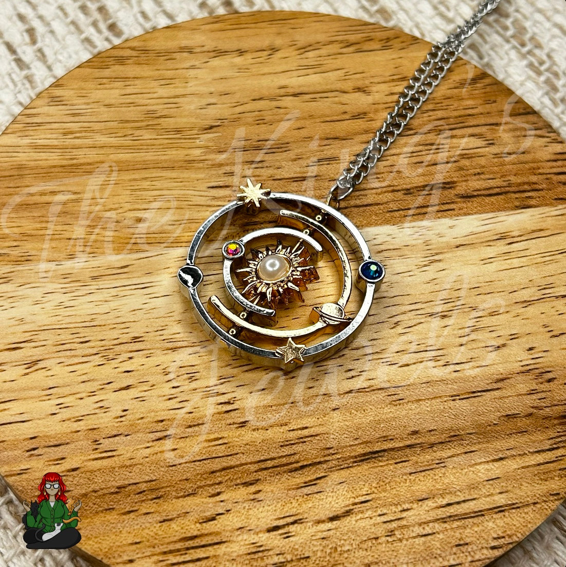 Ella - Solar Fidget Necklace!