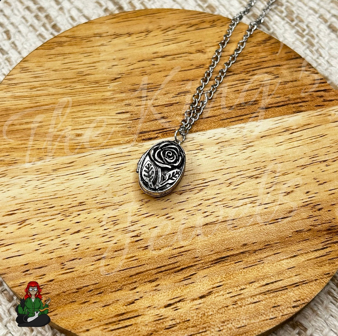 Ella - Rose Locket Necklace!