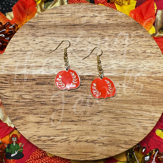 LeonaRae - Pumpkin Earrings!