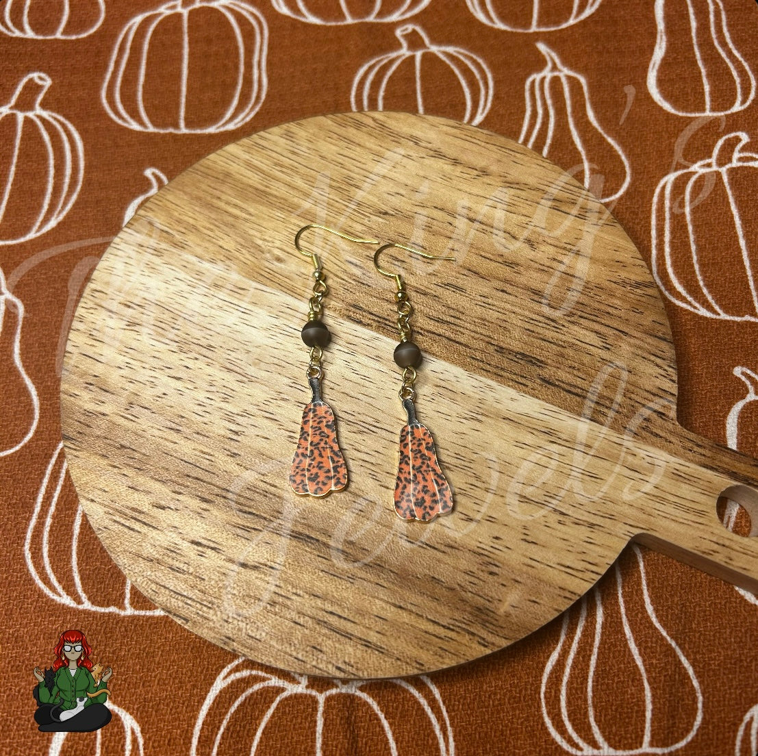 Katie - Pumpkin Earrings!