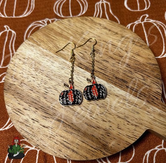 Gladys - Pumpkin Earrings!