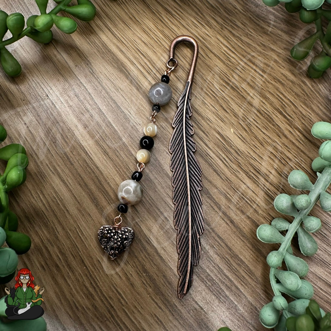 GwennaBelle - Copper Leaf Bookmark!