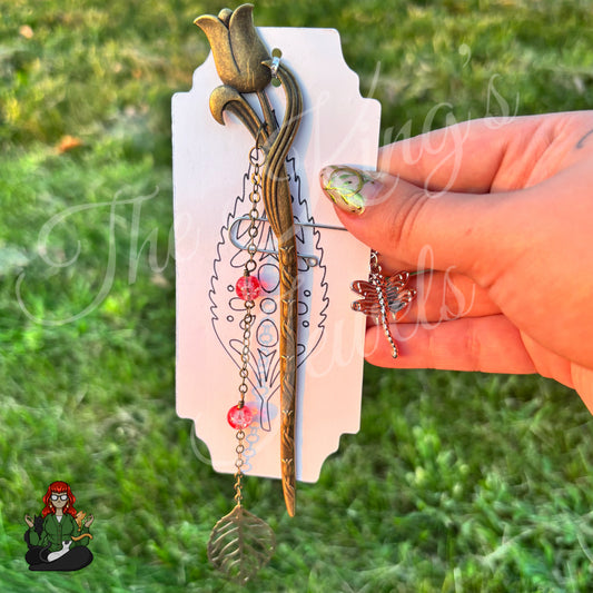 GwennaBelle - XXL Brass Leaf Bookmark