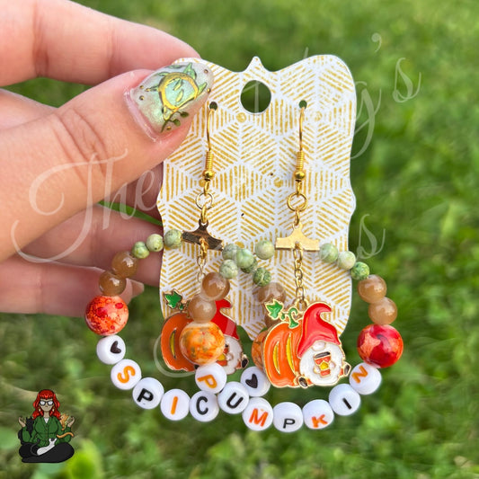 Riona - Pumpkin Spice Statement Earrings!