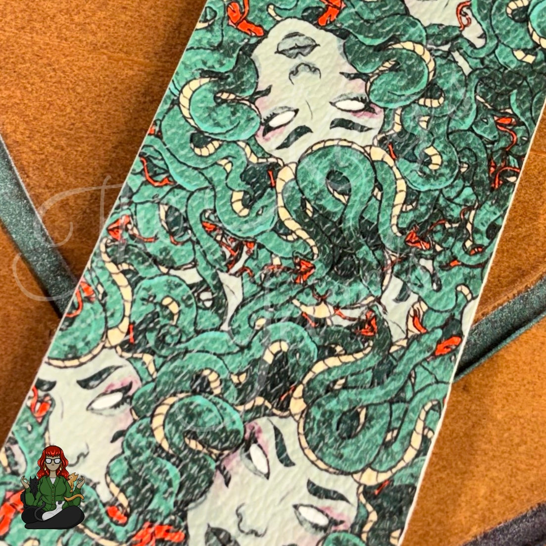 Shannon - Medusa Faux Leather Bookmarks!