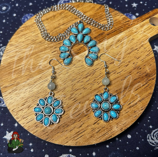 Boho Necklace & Earring Set!