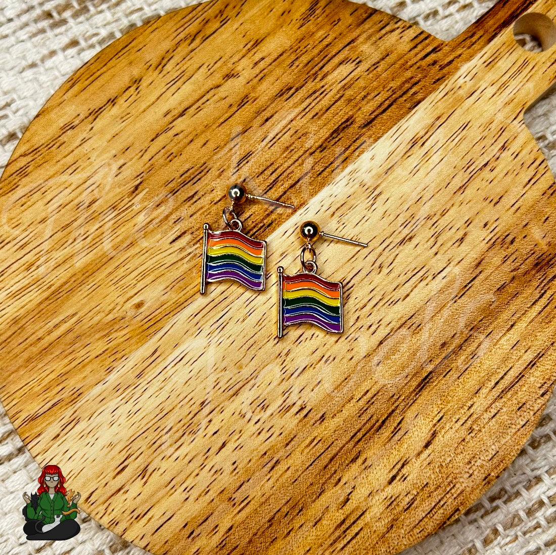 LeonaRae - Flag of Love Earrings!