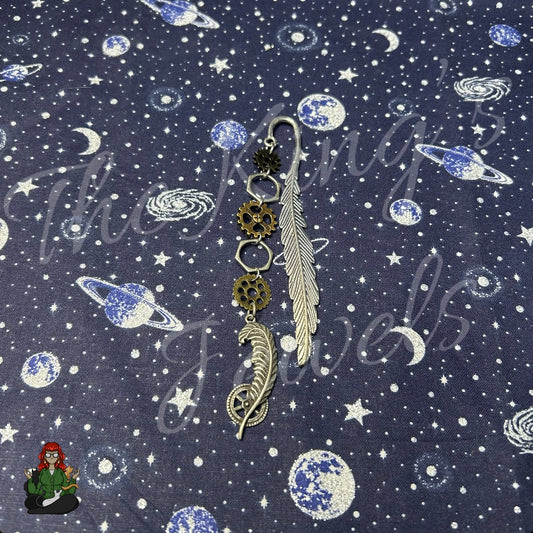 GwennaBelle - Steampunk Feather Bookmark!