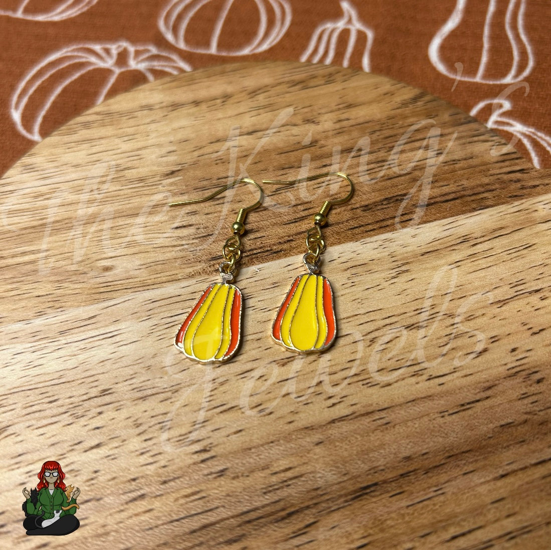 LeonaRea - Pumpkin Earrings!