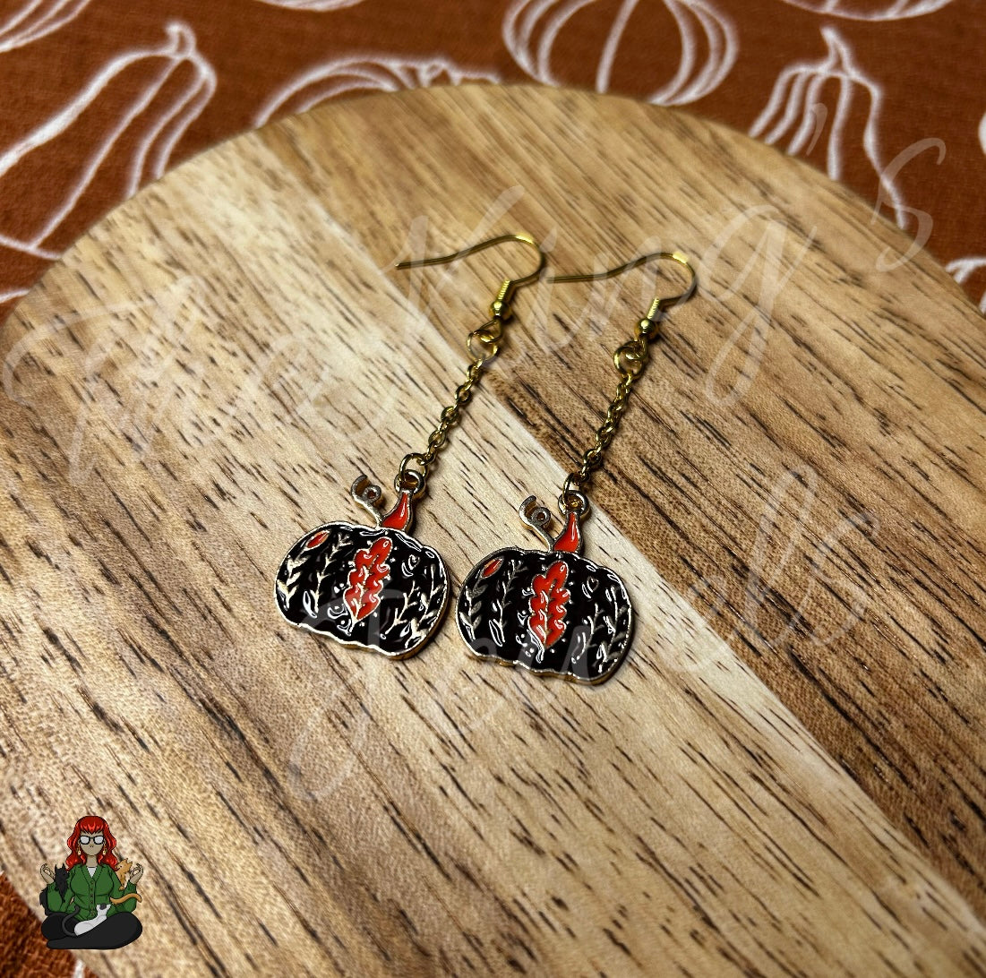 Gladys - Pumpkin Earrings!