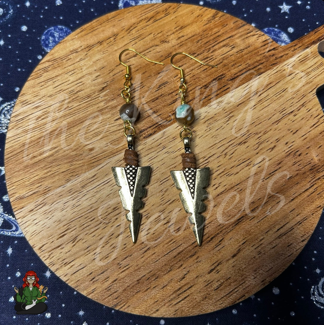 Katie - Arrowhead Earrings!