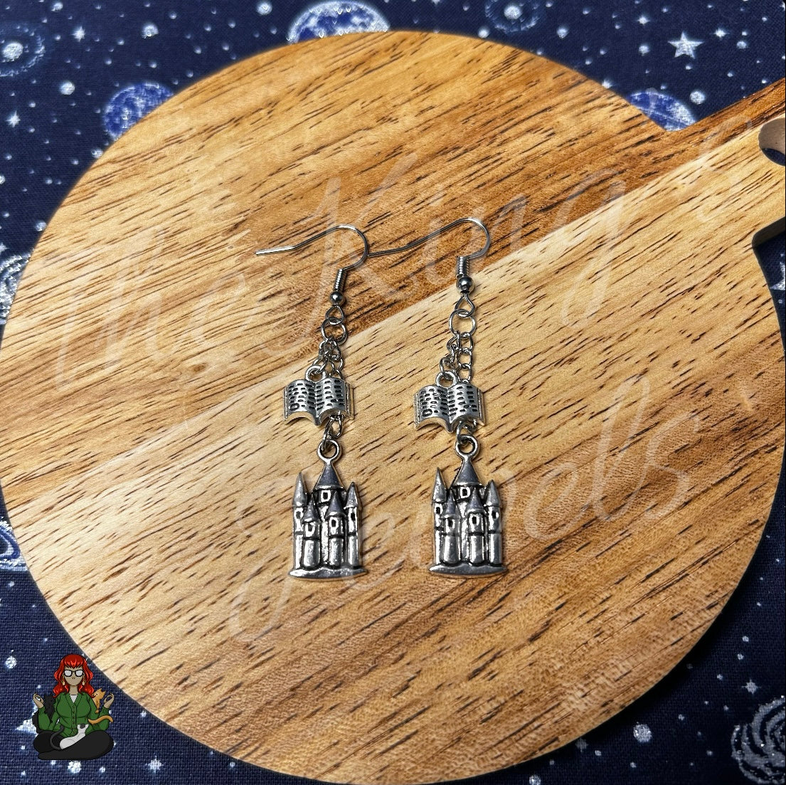 Gladys - Storybook Castle Earrings!