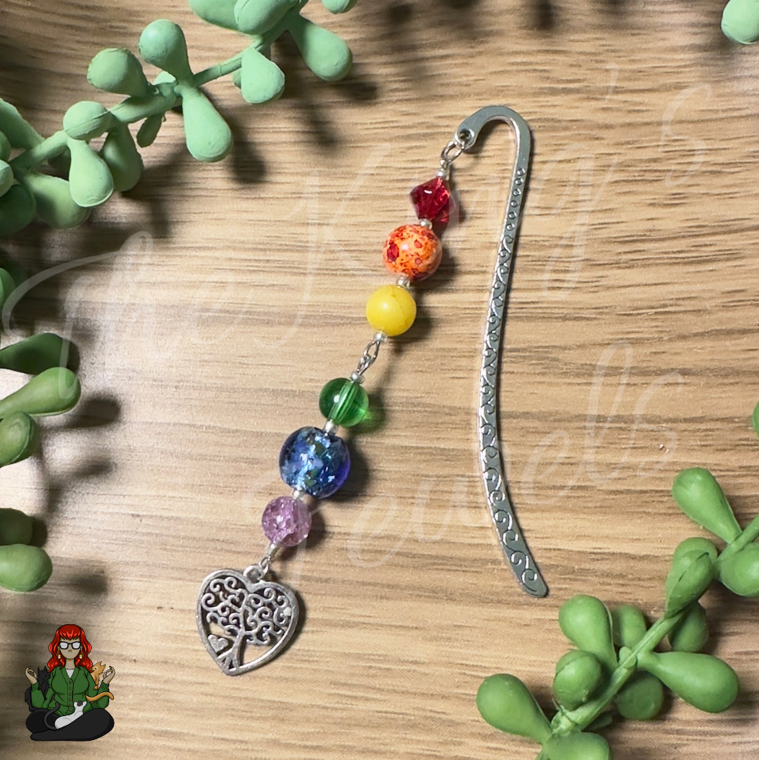 GwennaBelle - Rainbow Beaded & Tree of Life Bookmark!