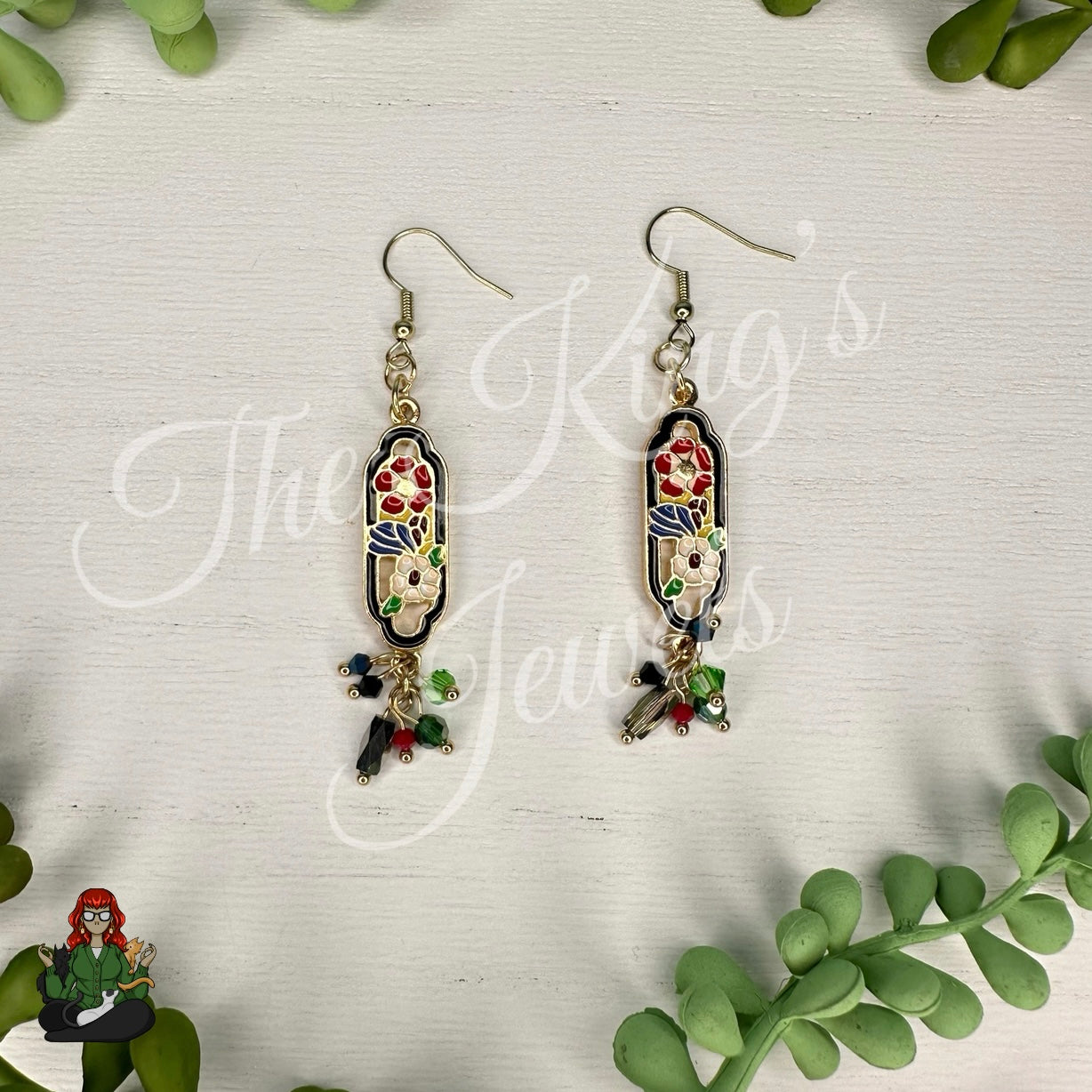 Katie - Mosaic Earrings!