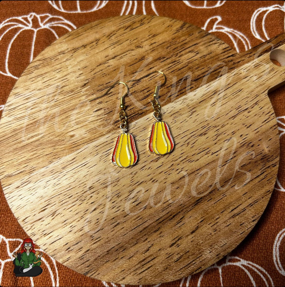 LeonaRea - Pumpkin Earrings!