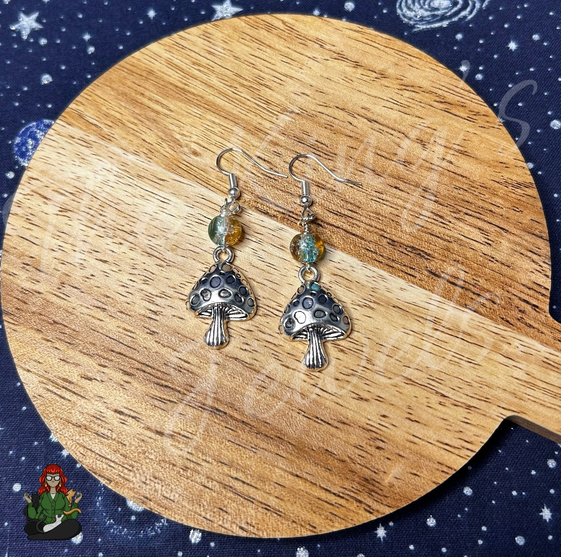 Katie - Mushroom Earrings!