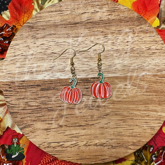 LeonaRae - Classic Pumpkin Earrings!