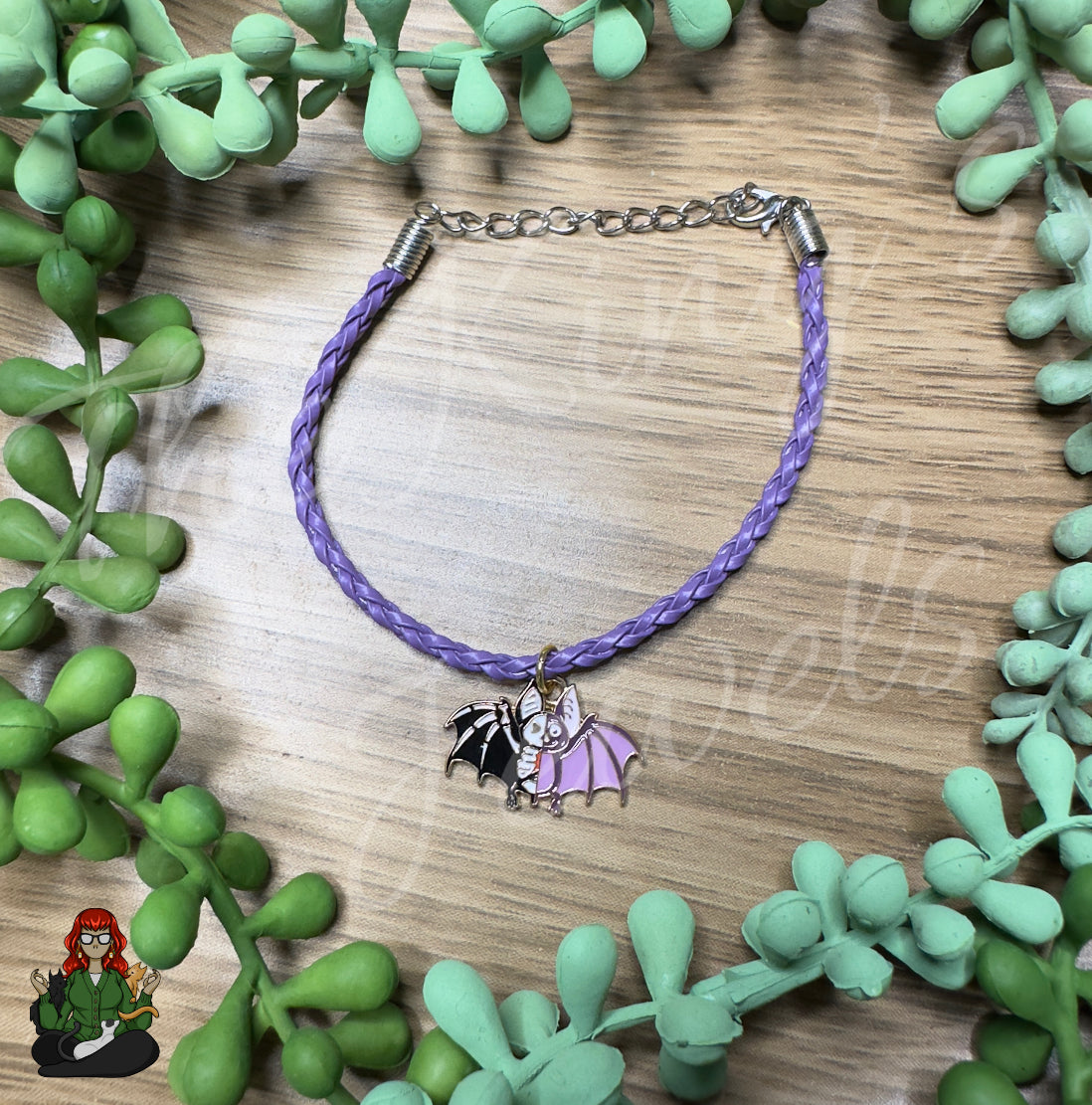 Olivia - Skeleton Bat Bracelet!