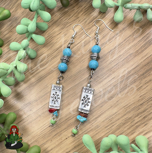 Beaded & Aztec Style Earrings!