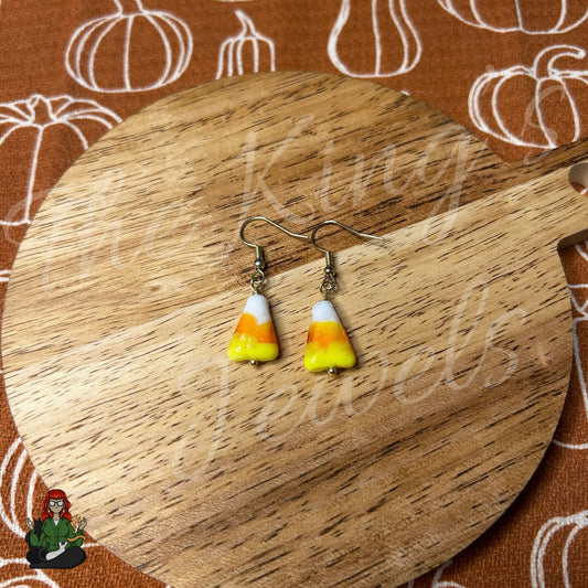 LeonaRea - Candy Corn Earrings!