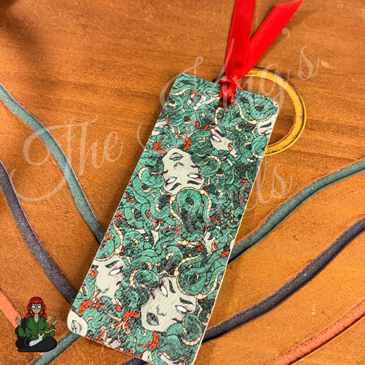 Shannon - Medusa Faux Leather Bookmarks!