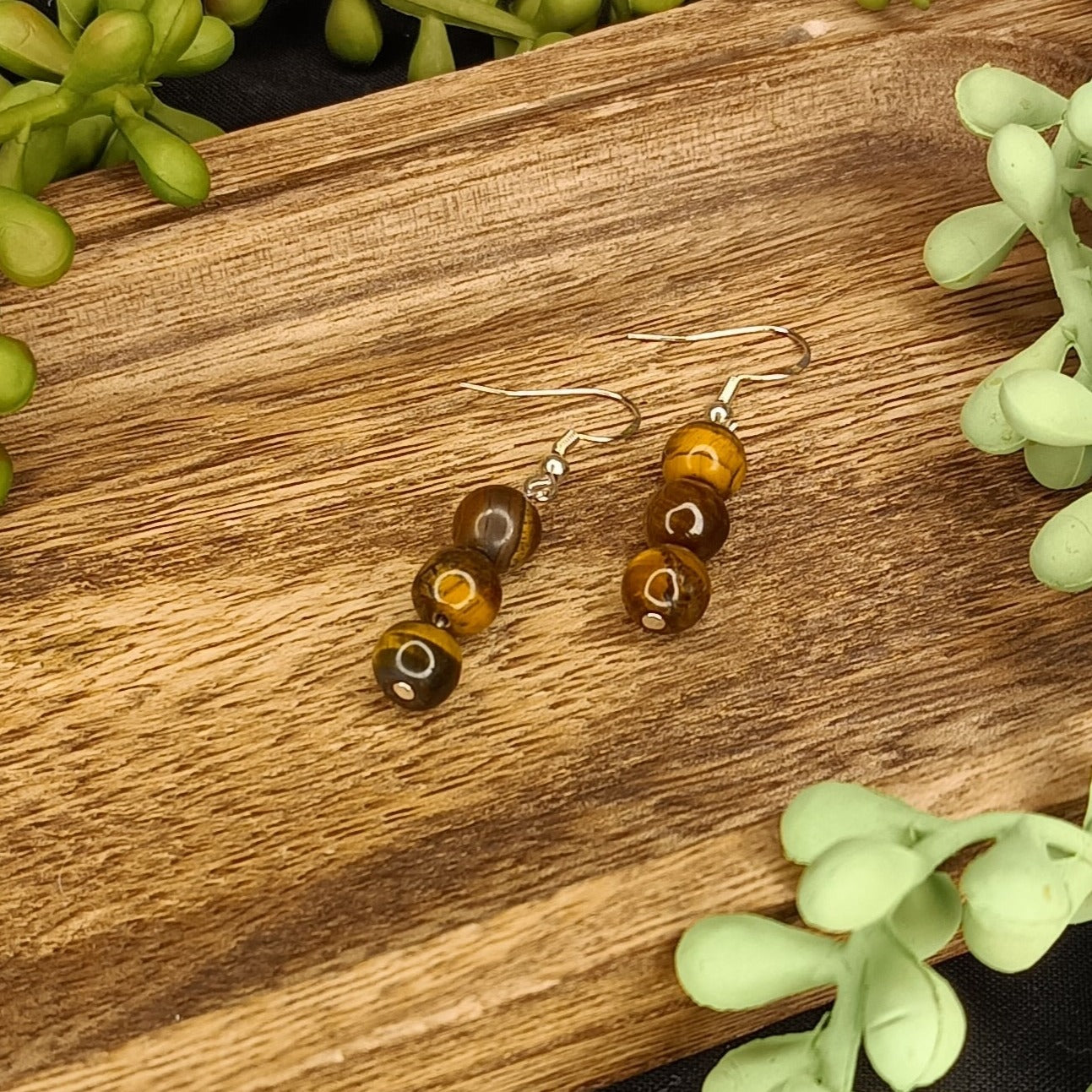 Melissa - Tiger's Eye Earrings!