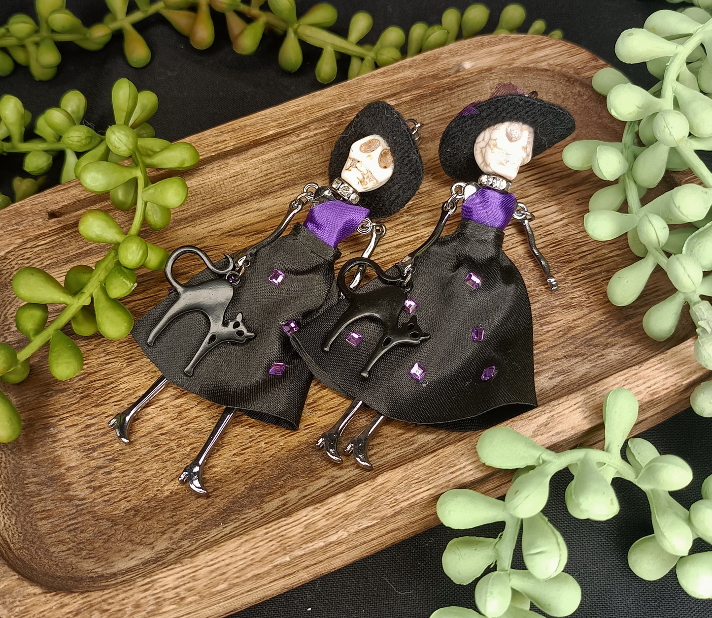 Astrid - Skeleton Doll Earrings!