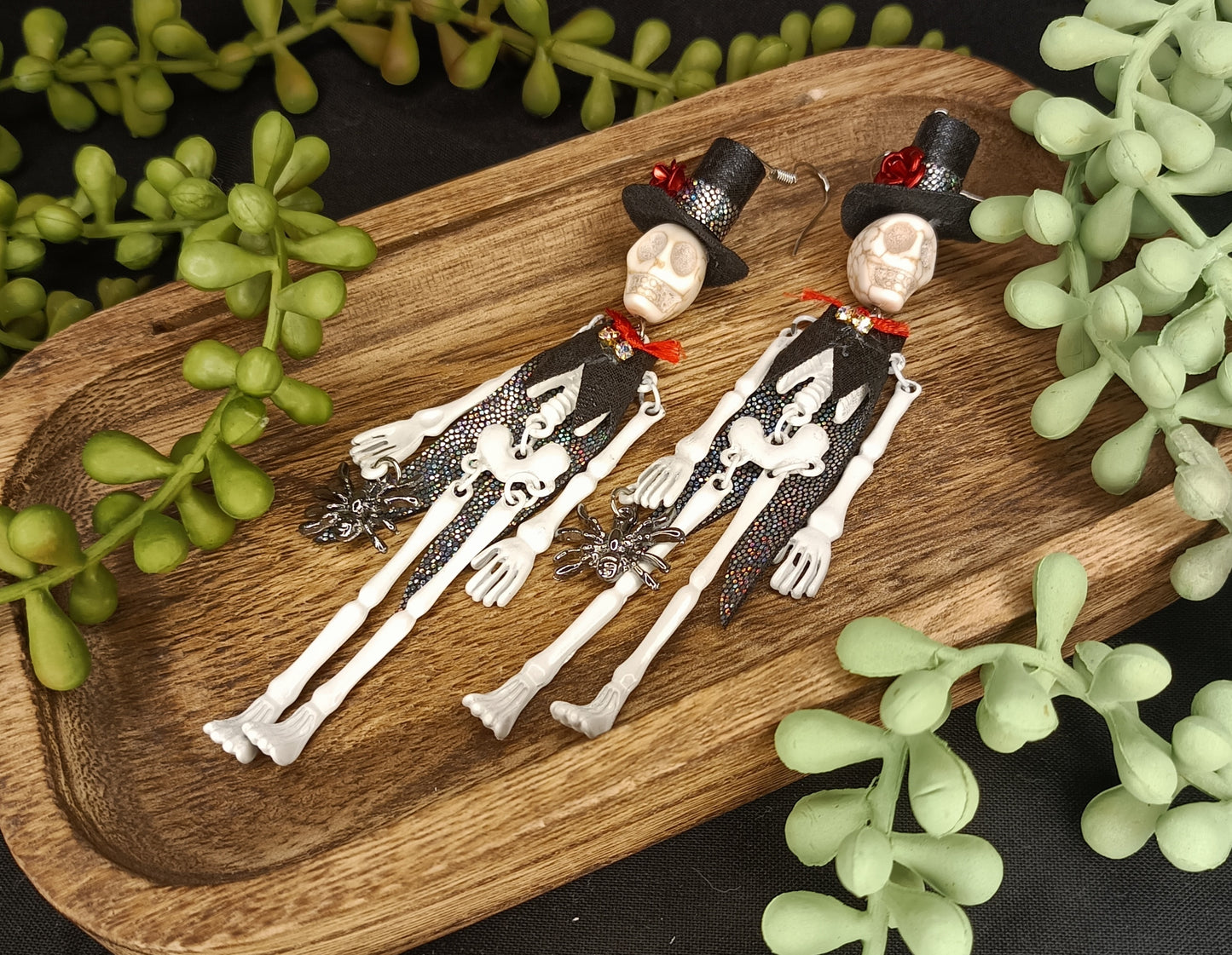 Astrid - Skeleton Doll Earrings!