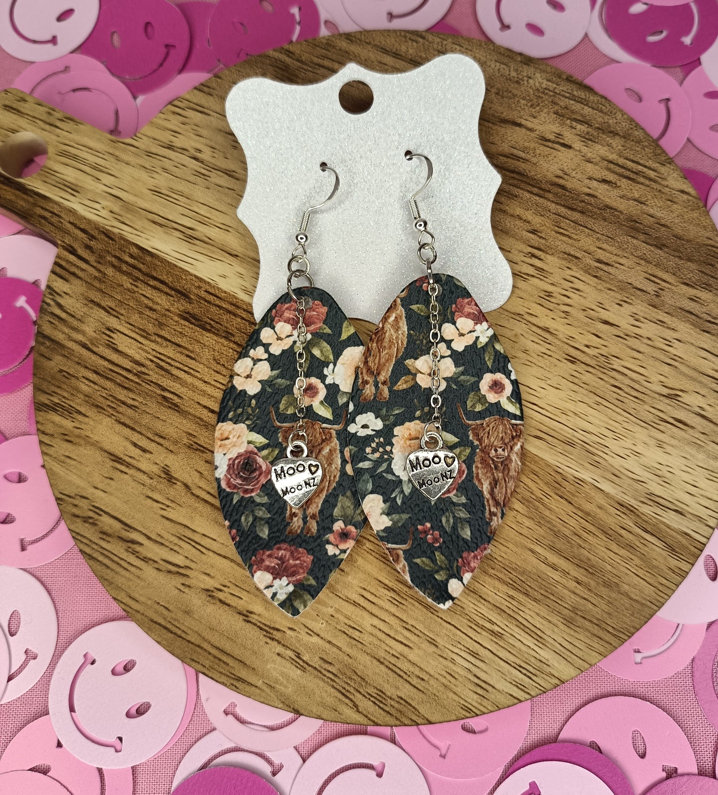 Vida - Charmingly Yours Moo Earrings!