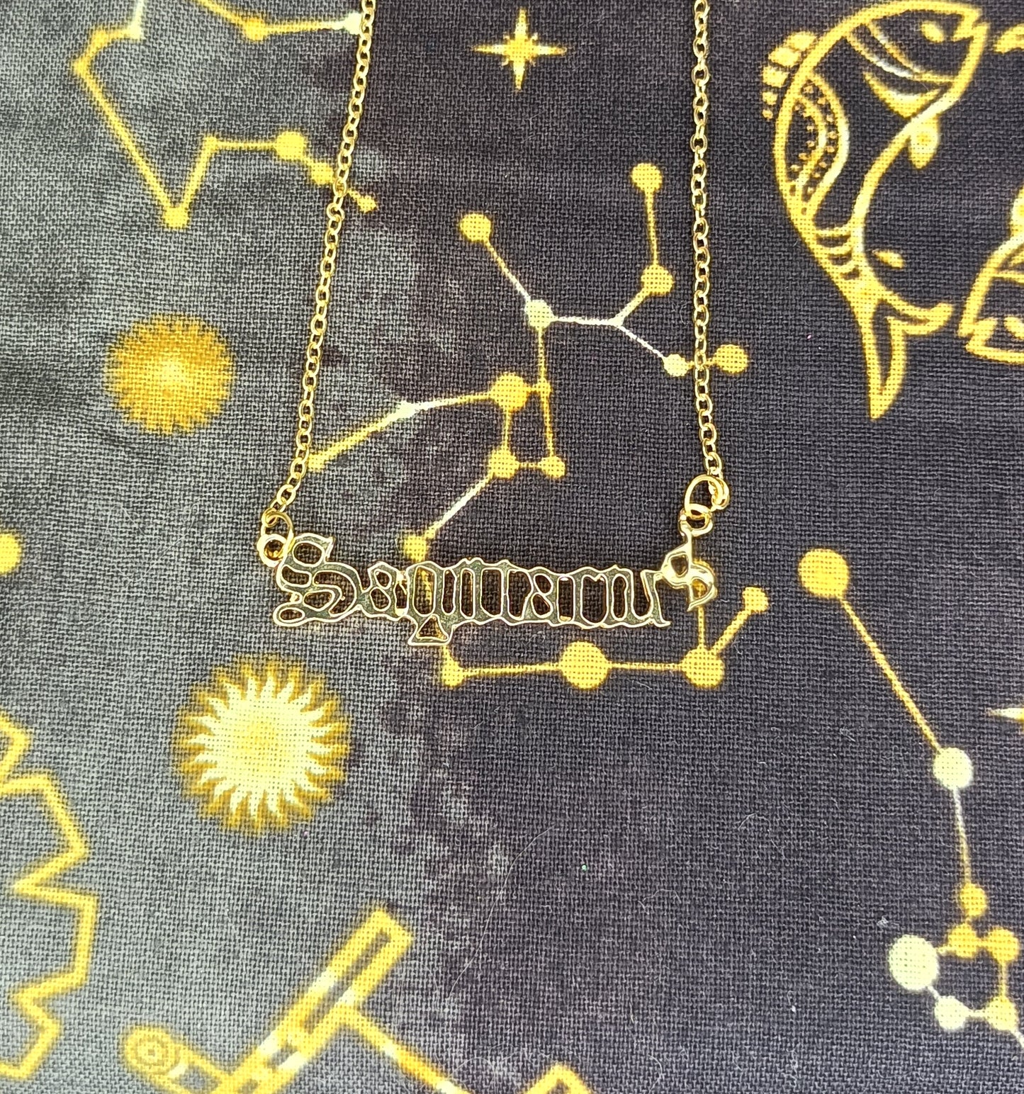 Constance - Gold Zodiac Sign Necklaces!