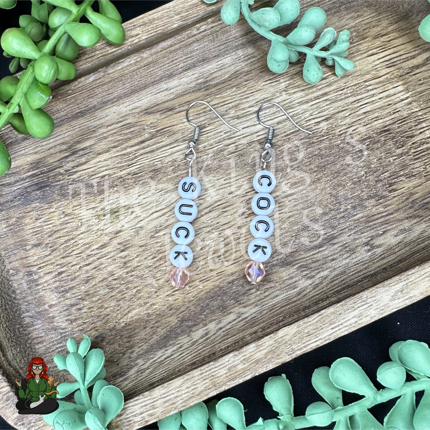 Samantha - Swear Jar Earrings!