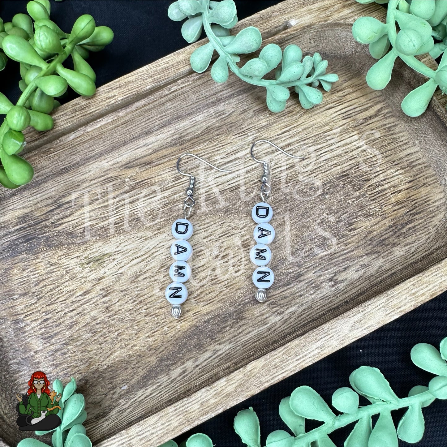 Samantha - Swear Jar Earrings!